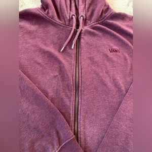 Vans Super Soft Zip Up Hoodie in Gently Used Condition